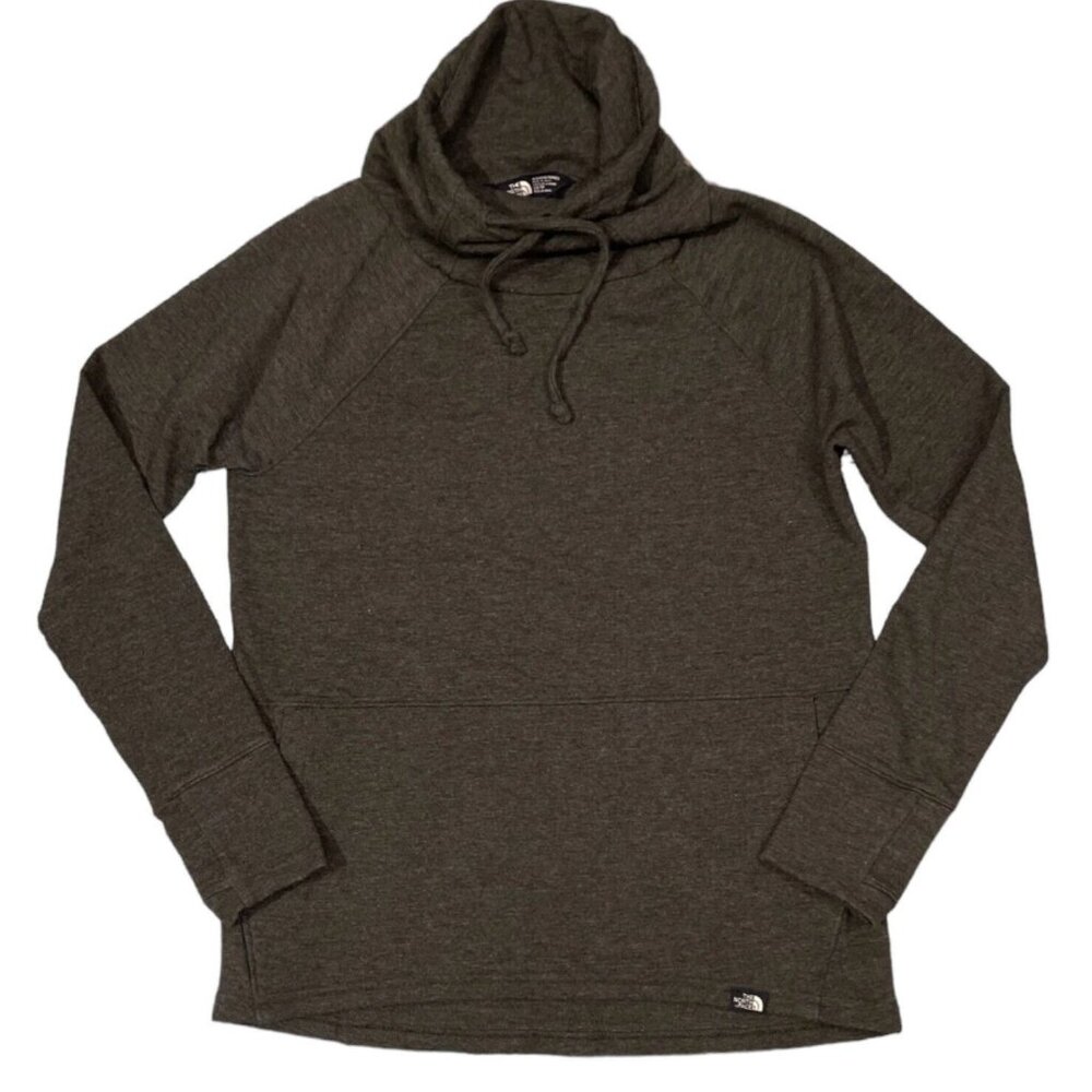 THE NORTH FACE pullover sweatshirt Womens XS gray kangaroo‎ pocket